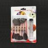 10 Pcs Pudding Nozzle +1 Syringe Tool 3D Jelly Flower Cake Jello Gelatin Art Tool Russia Nozzle DIY Cake Decorating Gadget