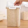 Grain Can Ergonomic Handle Measuring Cup Design Storage Container with Lid