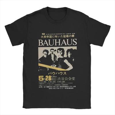 Bauhaus T-Shirt for Men Leisure 100% Cotton Tee Shirt Crewneck Short Sleeve T Shirts Plus Clothes#Color