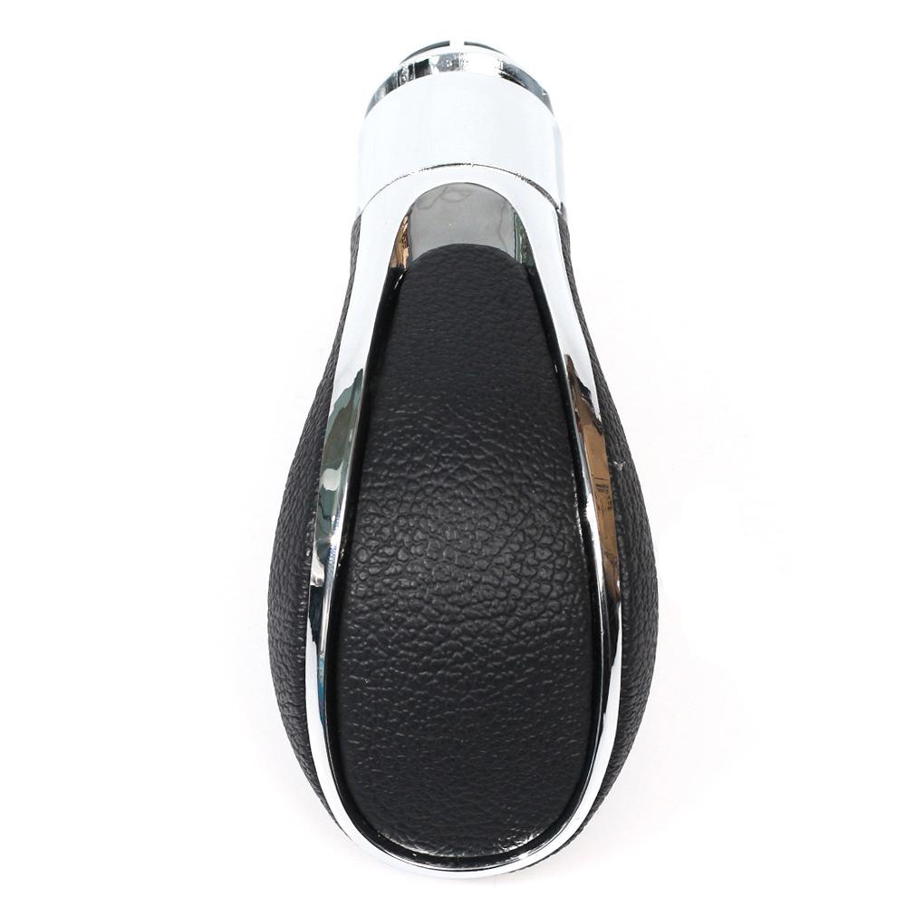 Gear Shift Knob Black+Chrome For Vauxhall Opel Replace #13332878 13252053 784146