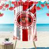 Asciugamano da Spiaggia con Stampa del Logo del Sunderland Association Football Club, Asciugamano Grande Morbido Asciugatura Rapida per Spiaggia Campeggio Nuoto
