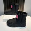 Bread snow boots children winter thick-soled velvet thickened warm short cotton shoes women