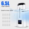 6500ML Household Air Humidifier Remote Control LCD Screen Ultrasonic Humidifier Diffuser Mist Maker Cool Mist Purifier 210x180x460mm