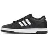 Break Start Synthetic Leather Trendy Comfortable Non-Slip Wear-Resistant Low-Top Skate Shoes Unisex Sneakers Black JR8151