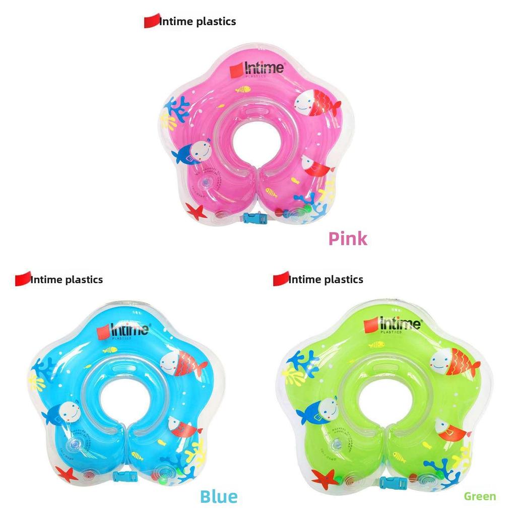 Baby Inflatable Adjustable Neck Ring For Children Swimming And Water Play With Ecofriendly Pvc