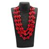 Collares con Colgante de Concha de Coco y Madera de Múltiples Capas Estilo Bohemio Joyería Étnica para Mujer Colgante Largo Hecho a Mano con Cuentas