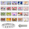Colorful Charm Italian Links Cartoon Module Bracelet Accessories Charm Bracelet Link  For Gifts