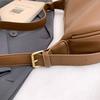 Soft Leather Pleated Crescent Armpit Bag Women's Shoulder Messenger Bag