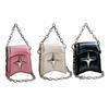 Shoulder Bag Mini Square Bag for Women Girl Lady Purse Fashion Casual Chain Bag