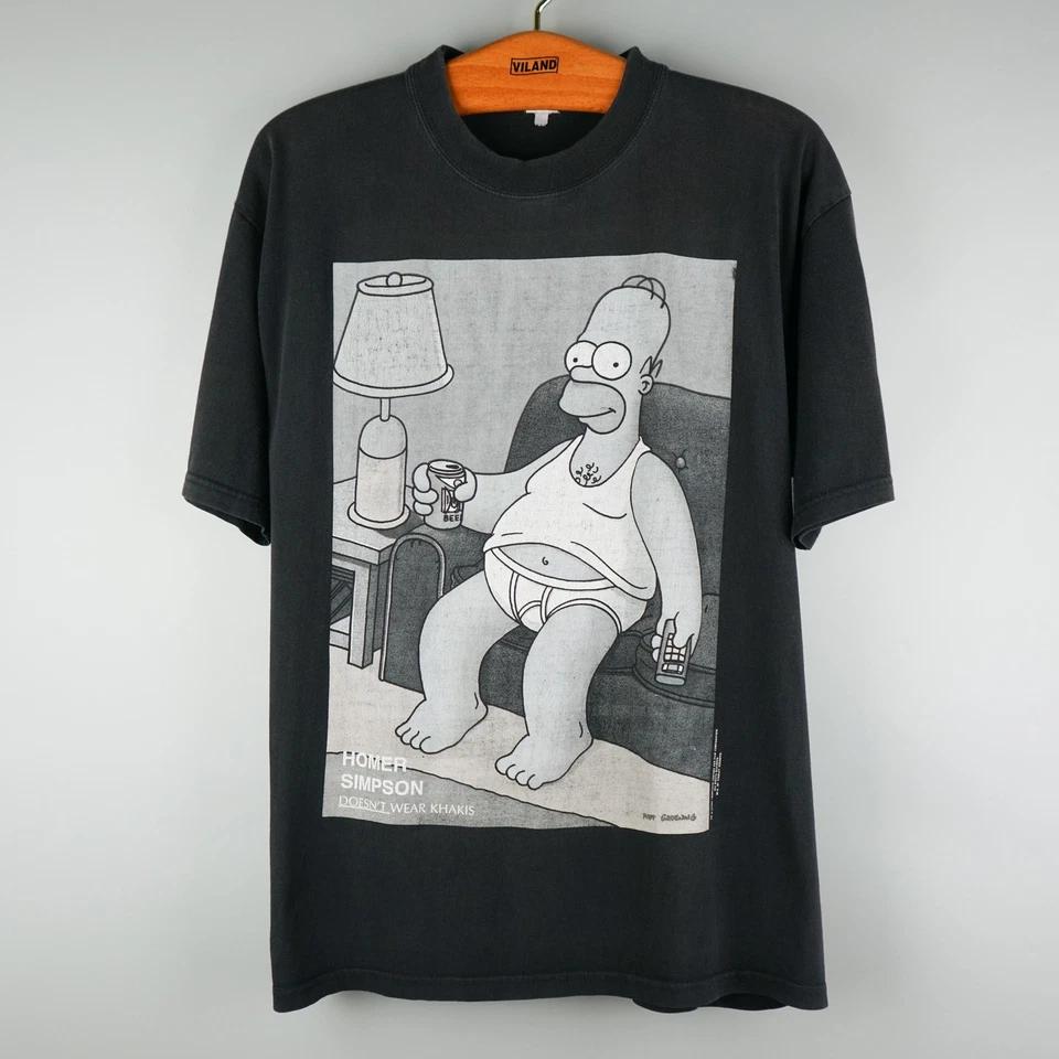 Vintage 1995 Homer Simpson Sitting On A Couch T-Shirt S