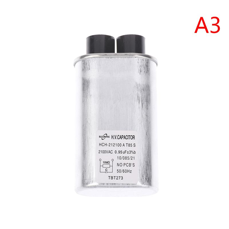 For Microwave Oven Capacitor Parts 0.85uF / 0.9uF / 0.95uF / 1.0uF / 1.05uF / 1.08uF Microwave Oven High Voltage Capacitor