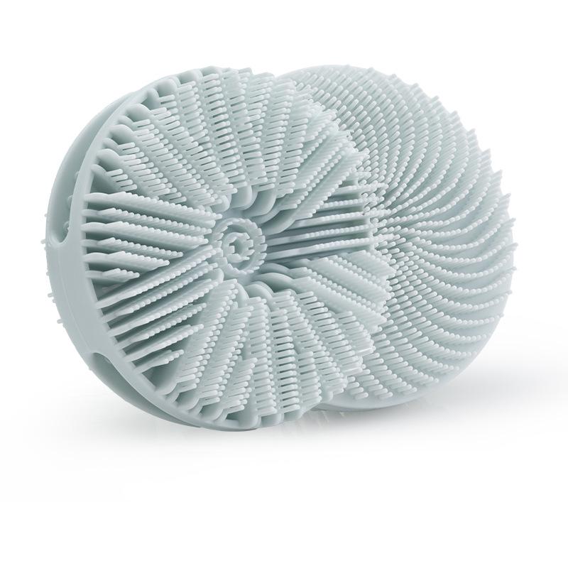 Double-Sided Silicone Bath & Massage Brush for Babies