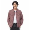 Xintang Men's Retro Washed Multi-Pocket Workwear Jacket with Turn-Down Collar