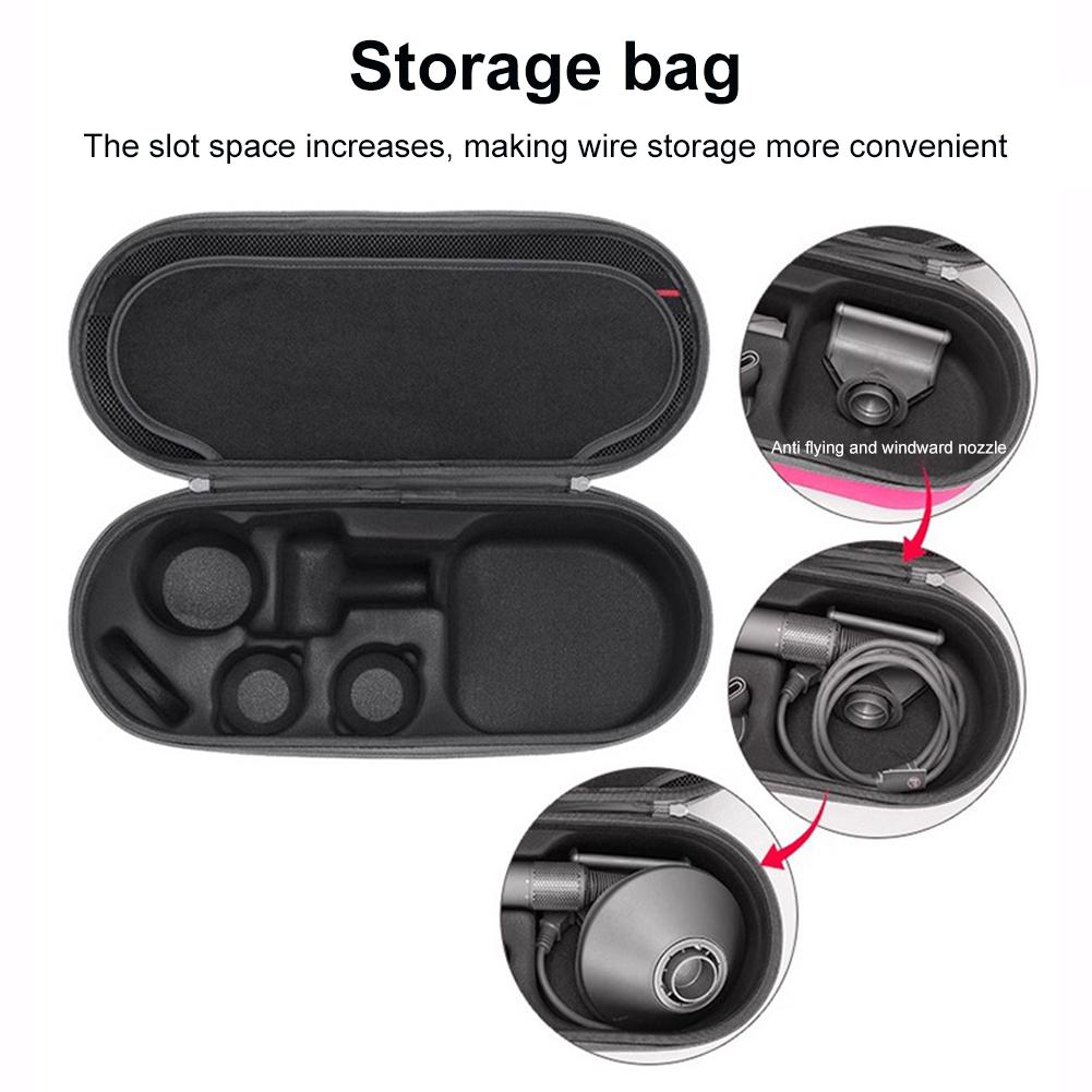 Travel Storage Bag Case Protective Case for Dyson HD01 HD02 Supersonic Hair Dryer for Dyson HD03 HD08 Supersonic Hair Dryer