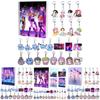 Kpop Girl Group Christmas Countdown Calendar Acrylic Keychain With 24 Accessories For Gift Giving