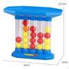 Connect Balls Toys, Desktop Bouncing Interactive Toy, Ping Pong Board Game for Travel