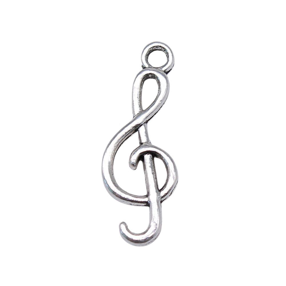 Jewelry Crafts Music Note Charms Alloy Pendants For Concert Collector