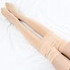 Women's Autumn/Winter Black Thin Fleece - Lined Leggings & Flesh - Colored Mid - Thick Fleece - Lined and Fuzzy Pantyhose