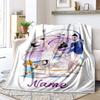 Gymnastics And Dance Customize Your Name Outdoor Blanket Suitable For All Seasons Comfortable And Warm Soft Blanket Suitable For Travel Gifts For