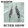 BLKUOPAR for Tribal Flame Car Sticker Occlusion Scratch Graphics Decal Waterproof Motorcycle Windshield Body for Car Decoration