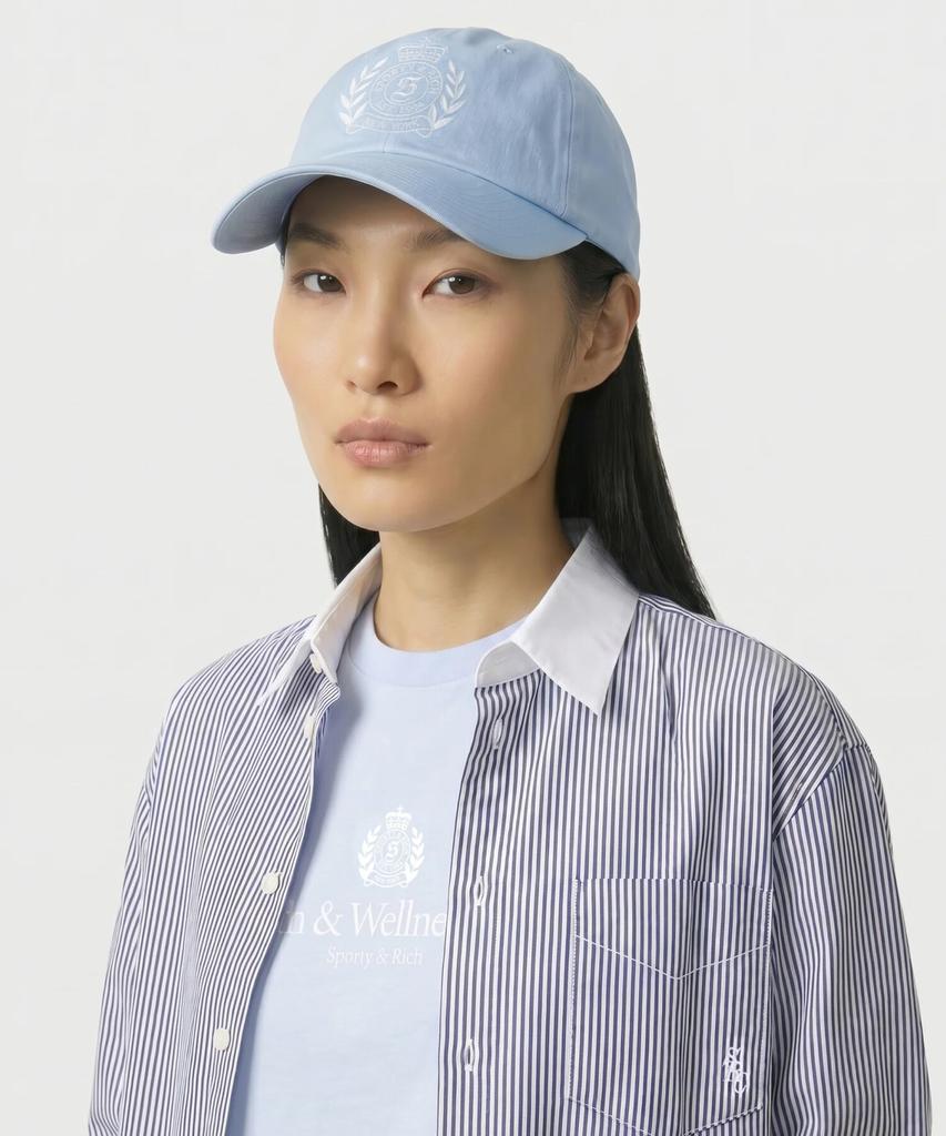 SPORTY&RICH Ny Crest Cap - Ciel R265Aoh016