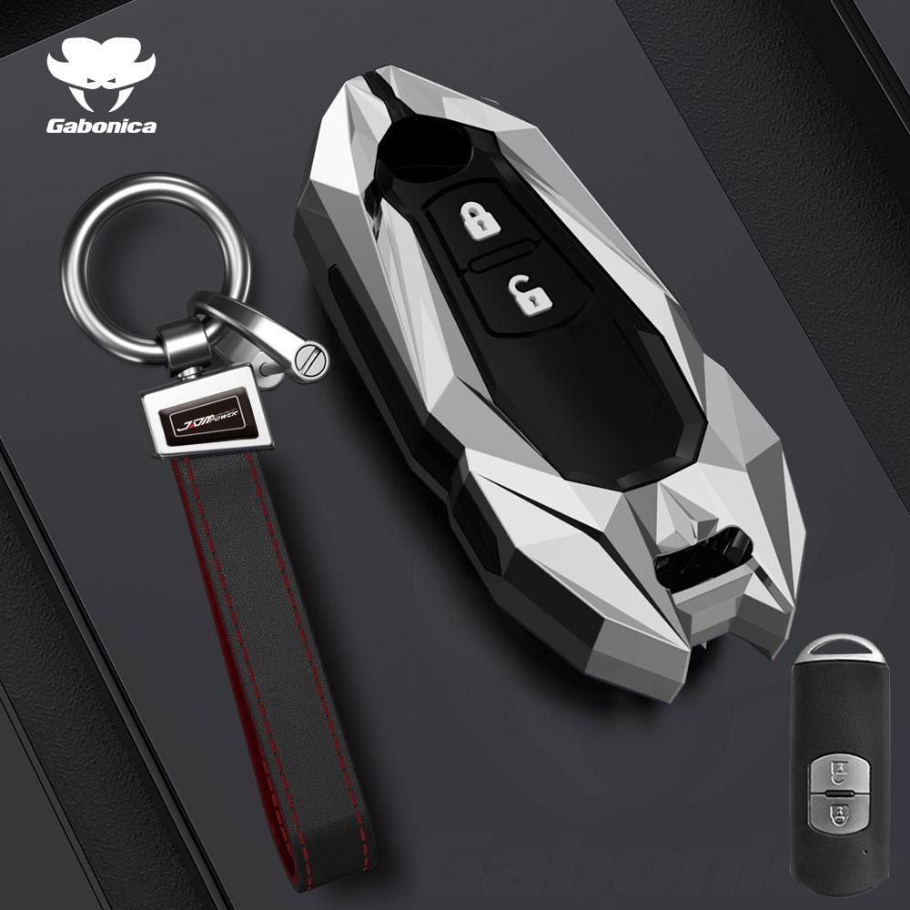 New 2 3 Buttons Zinc Alloy Car Key Fob Case Cover For Mazda 2 3 6 Atenza Axela Demio Cx30 Cx-4 Cx-5 Cx5 Cx-3 Cx7 Cx8 Cx-8 Cx-9