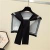 Navy Style Knitted Knot Scarf & Shawl for Women - Autumn/Winter Outerwear