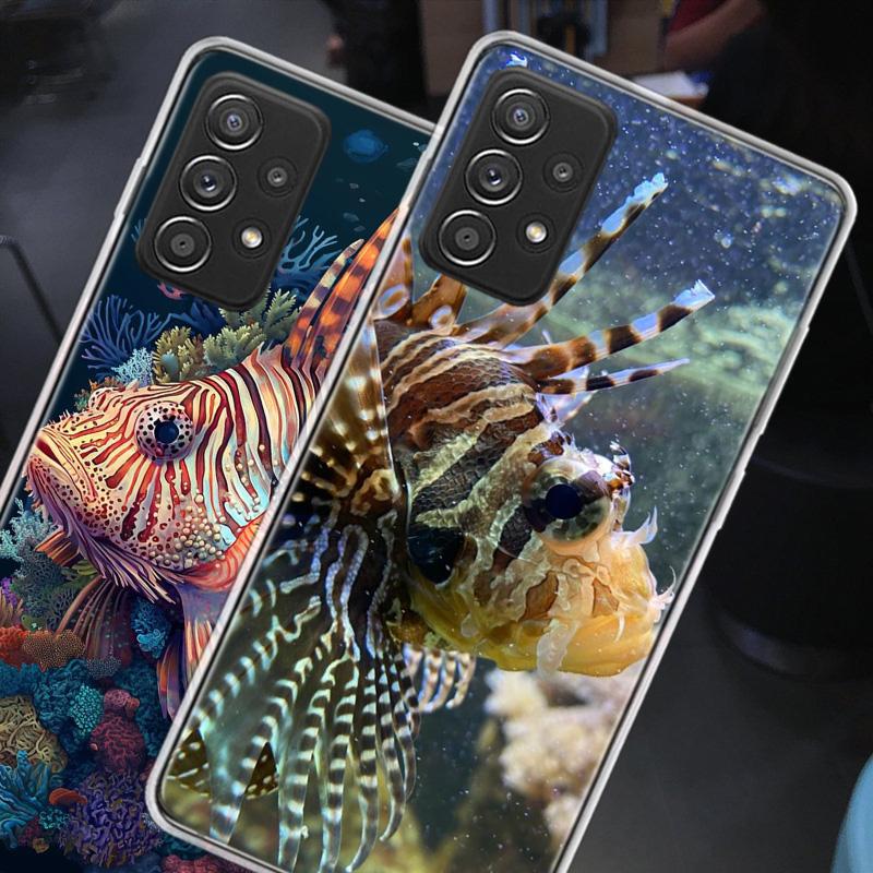 Clown Fish in the Sea or Ocean Phone Case for Samsung A54 A57 A37 A17 A14 A15 A12 A24 A34 A55 A35 A25 A52S A07 A05S A04S A22 A32