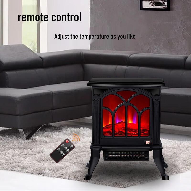 

Electric Fireplace Heater with 3D Flame Effect