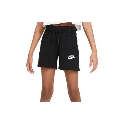 Logo Print Drawstring Sports Shorts Kids Bottoms Black DA1405-010