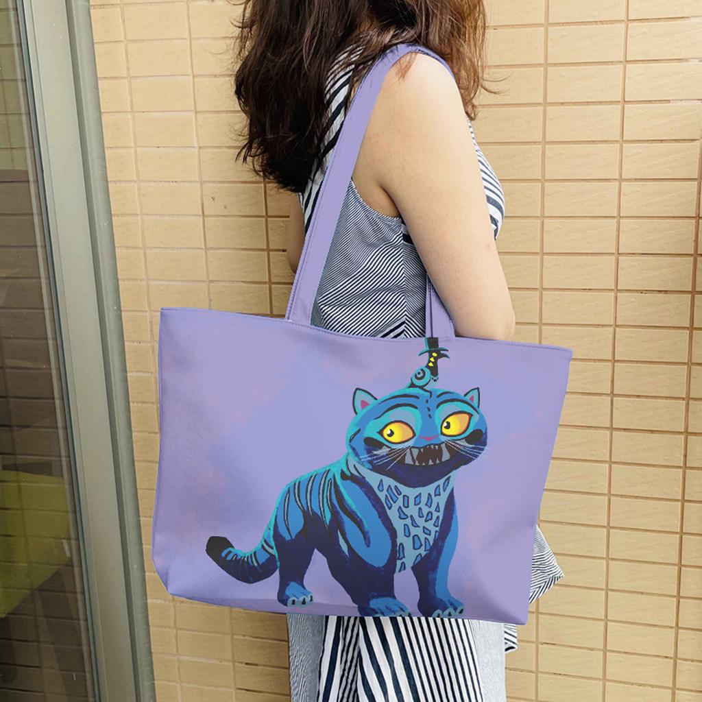 Group One-shoulder Leather Bag Tote Bag One-shoulder Bag PU Large Capacity  Cartoon