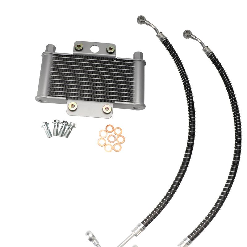 Motorcycle Oil Cooler Oil Radiator Kit For 110 125 140cc Dirt Bike Pit Bike Honda Yamaha Kawasaki SUZUKI Motocross Accessories