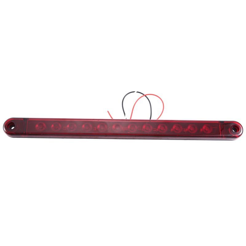12LED Stop Light Tail 12V Brake Lamp Bar Truck Trailer Lorry Bus Brake Identfication Lights Replacement Parts