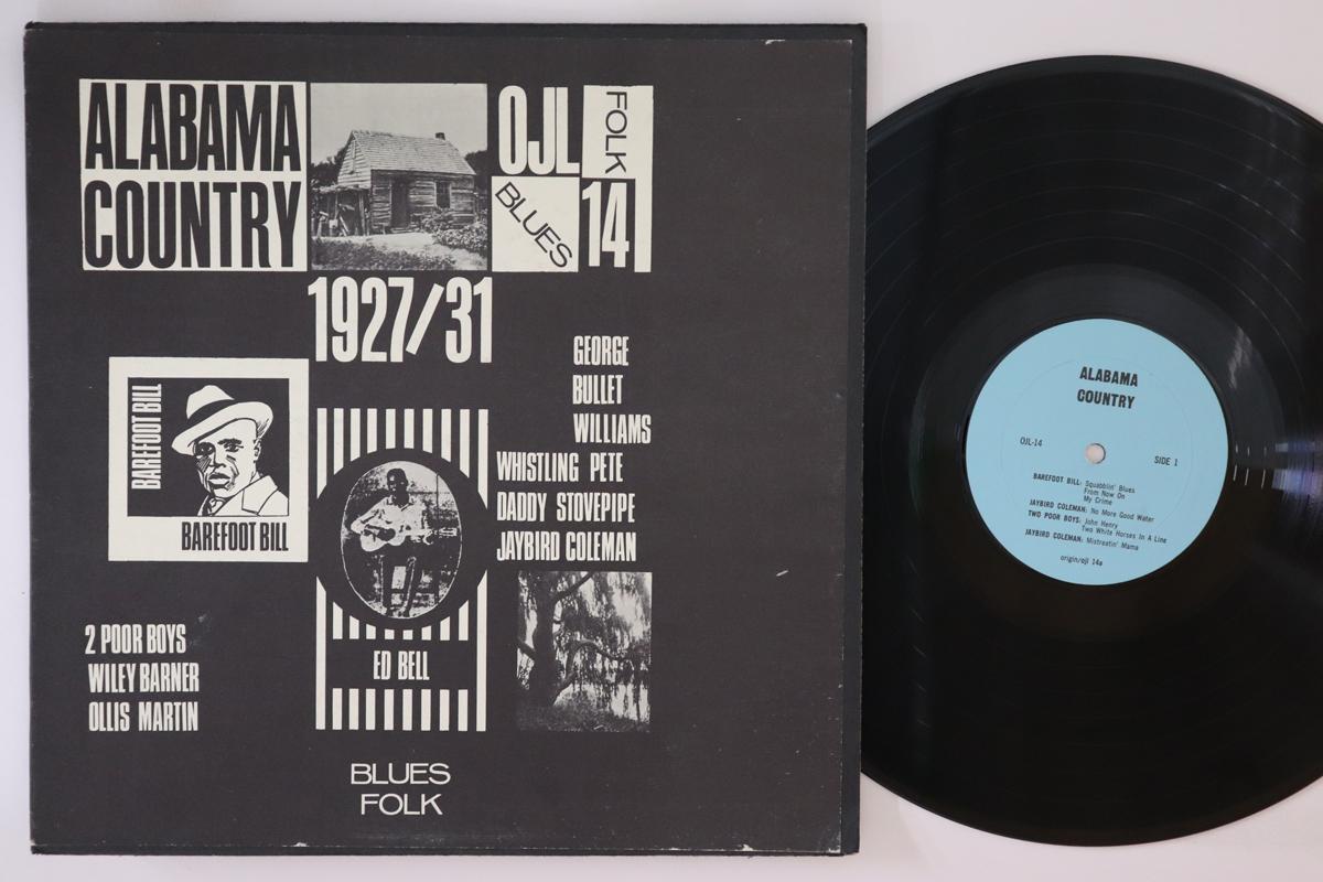 

LP Record VARIOUS Alabama Country 19271931 OJL14 ORIGIN JAZZ LI 1967 US Blues Used
