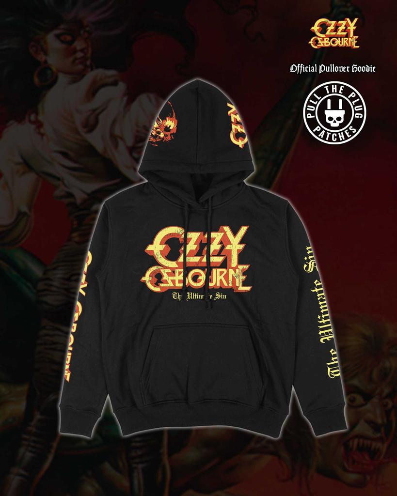 Ozzy Osbourne The Ultimate Sin Hoodies Pullover Men Women Oversized Y2k Street Sweatshirt British Rock Singer Female Male Clothing