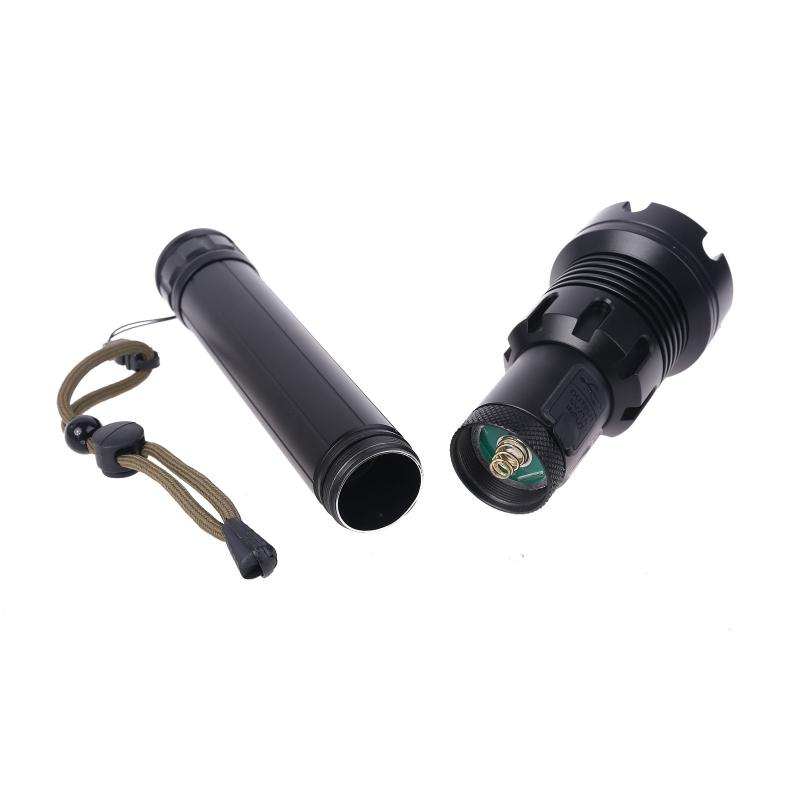 Super Bright Strong Lights Focusing LED Flashlight Outdoor Portable Built-in Rechargeable Battery Multi-function Lights