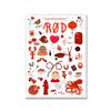 Color Classification Poster for Early Childhood Education Canvas Print Painting Picture Modern Kids Room Bedroom Home Decoration