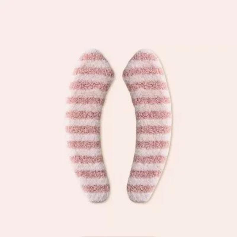 

2-pairs Thickened Anti-Slip Adhesive Bathroom Toilet Seat Cover - Winter Warmth, Ergonomically Designed For Comfort Use in Cold розовый