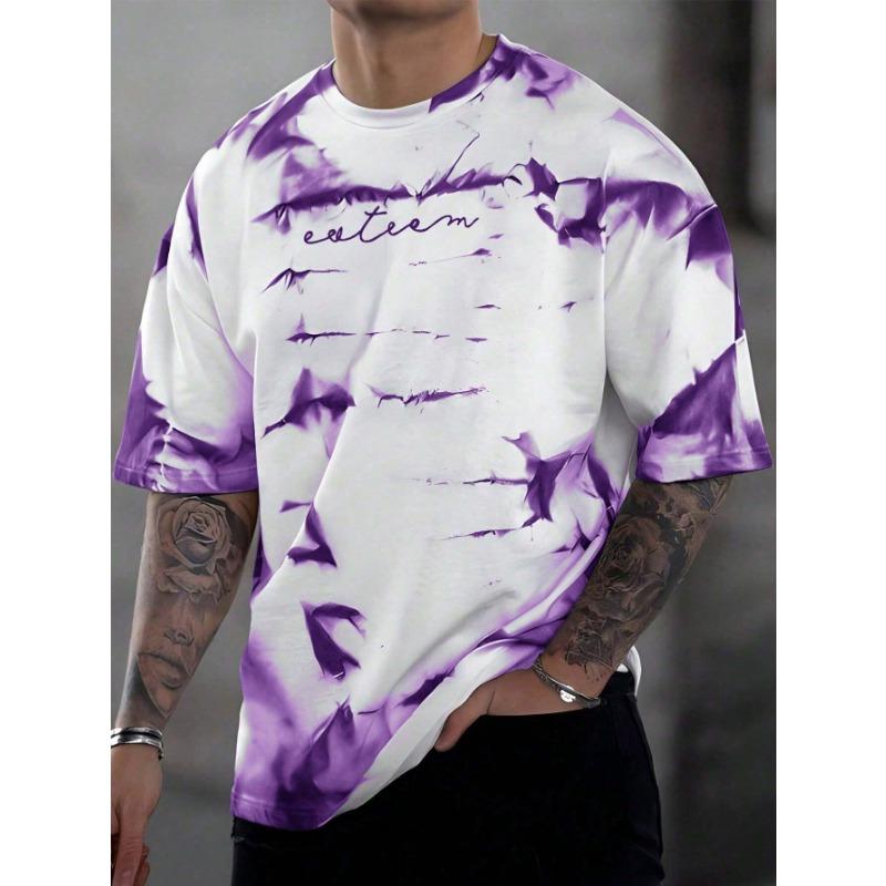 3d Printing Summer New Men's Casual Simple Short-sleeved T-shirt Polyester Fiber Comfortable Breathable Printed Short-sleeved