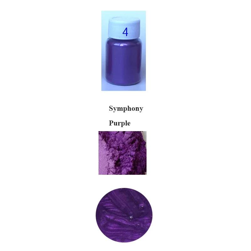 10g/bottle DIY Handmade Glitter Soap Dye Pigment Multicolor Pearlescent Mica Powder Resin Glue Crystal Mold Soap Making Tools