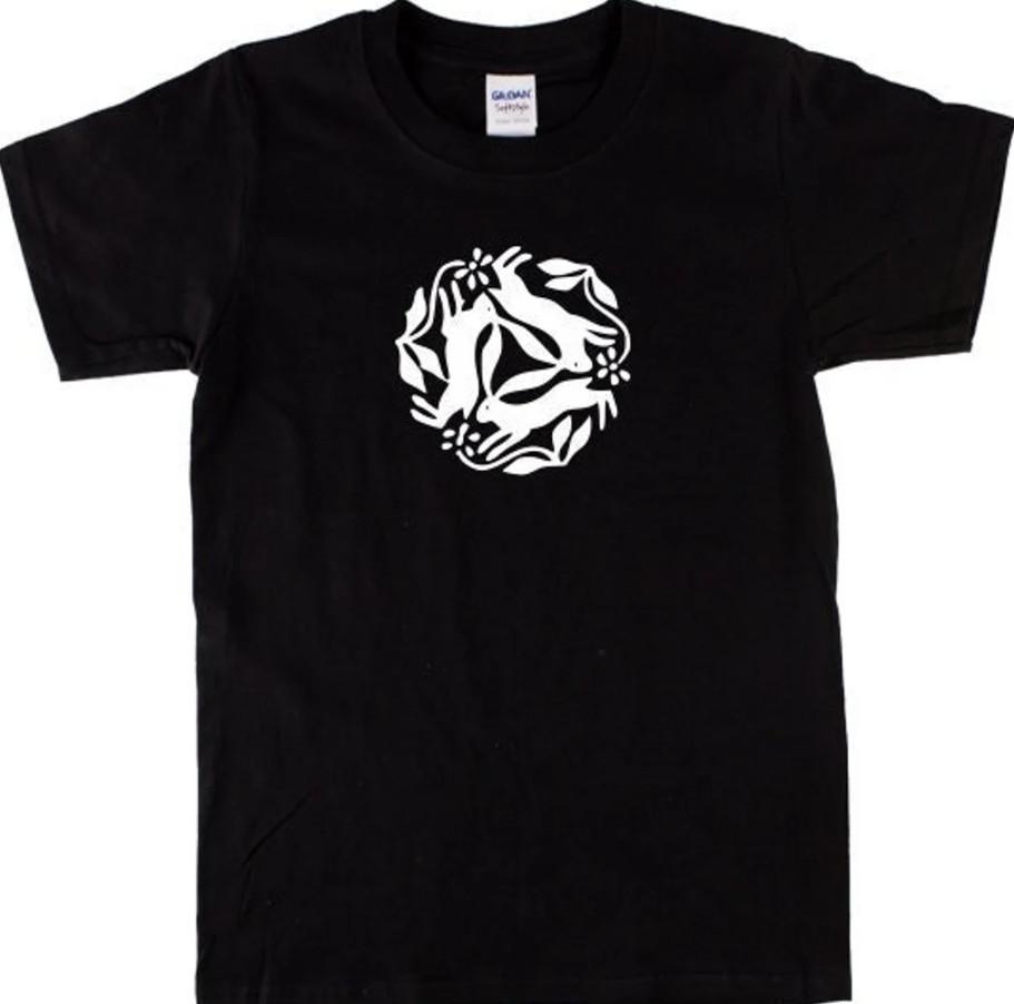 Футболка «Три Зайца» - Древний Фольклор, Природа, Языческая Унисекс Футболка Унисекс Футболка M