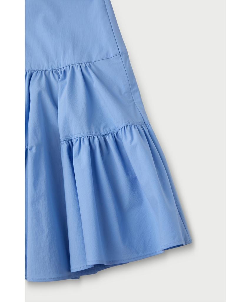 IROWOMEN Niciaspe Shirred Ruffle Skirt Iokam26103Bul