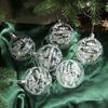 6Pcs/box Christmas Ball Acrylic Hanging Decor Home Garden