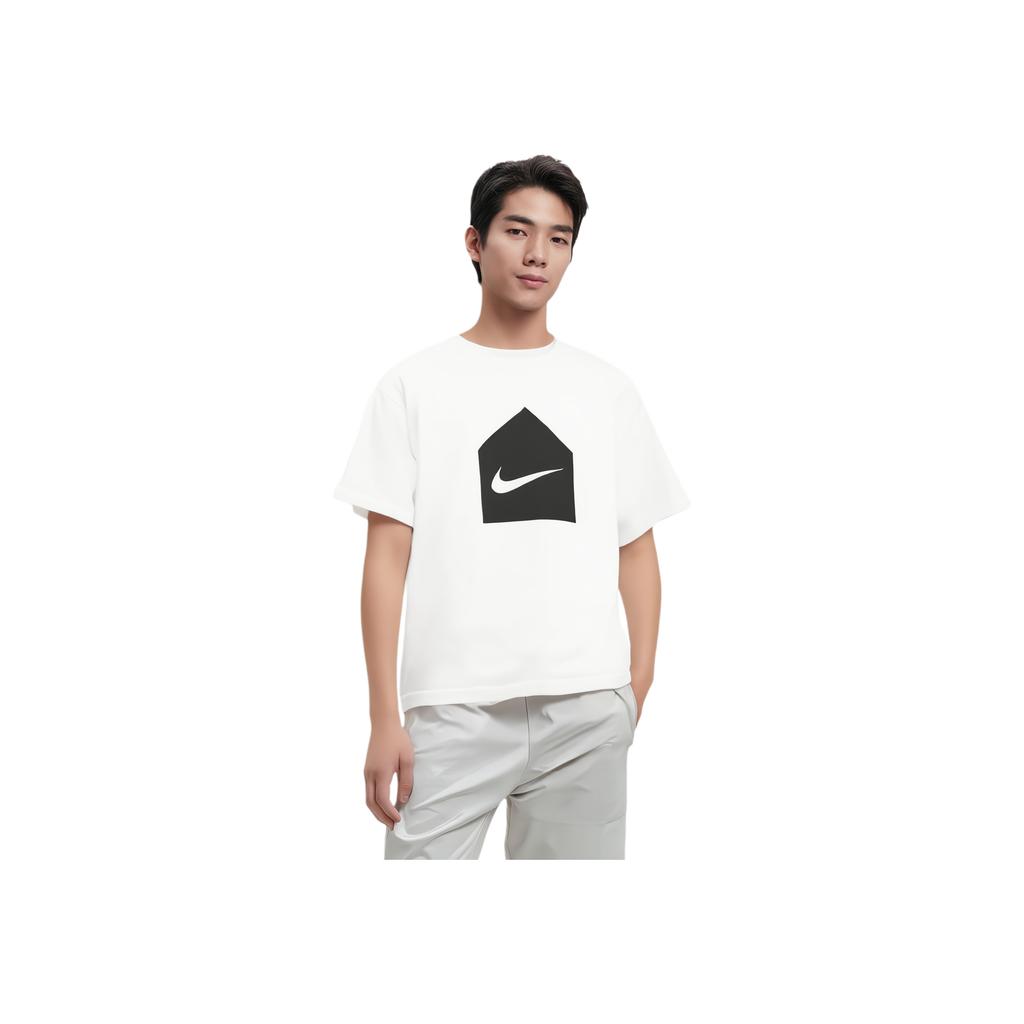 Nike X DSM Co-Branded FW23 Logo Front Short Sleeve T-Shirt Unisex Tops White DJ2763-100