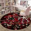 1pc A-AC Milan Carpet, Round Rug, Comfortable, Suitable for Entryways, Living Rooms, Office, And Bedrooms, Christmas Decoration