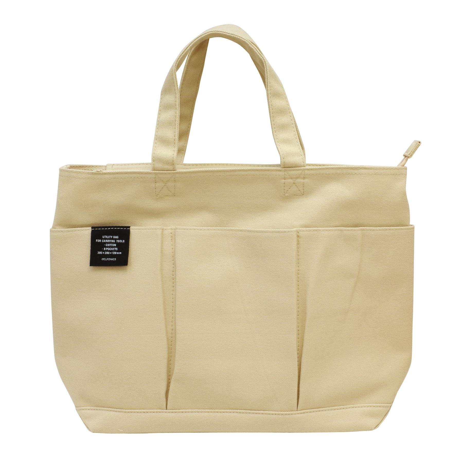 

Delfonics Inner Carrying Bag M Tote Bag, Beige