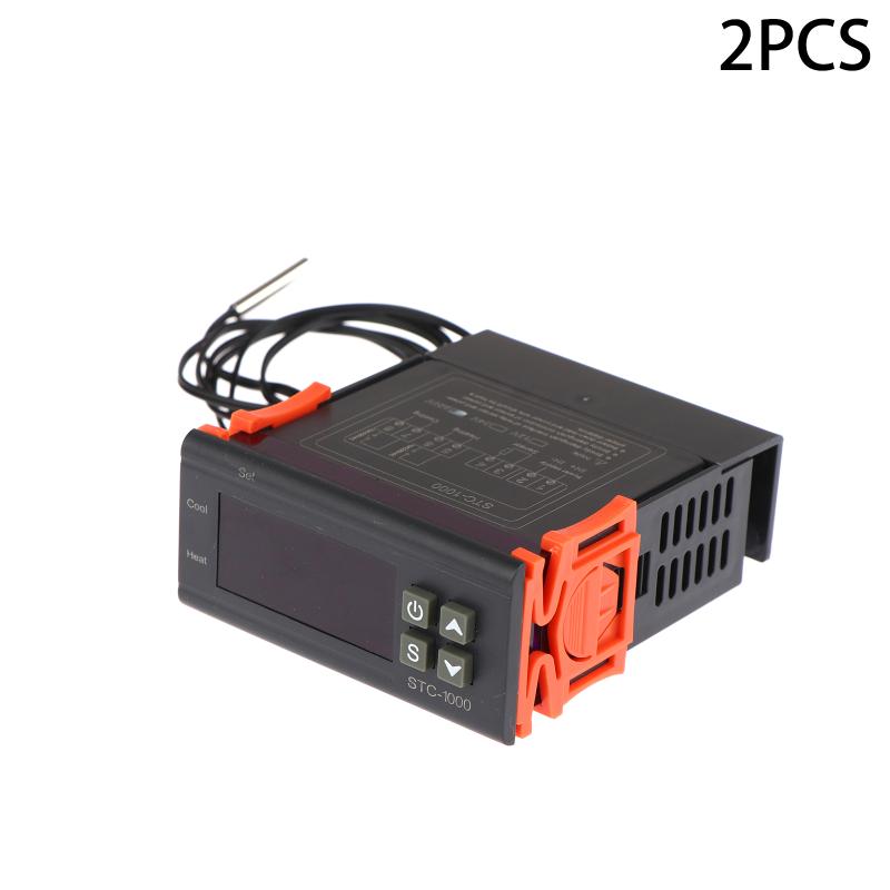 Digitaler Temperaturregler Thermostat Thermoregler Inkubator Relais LED 10A Heizen Kühlen Stc-1000 Stc 1000 220V
