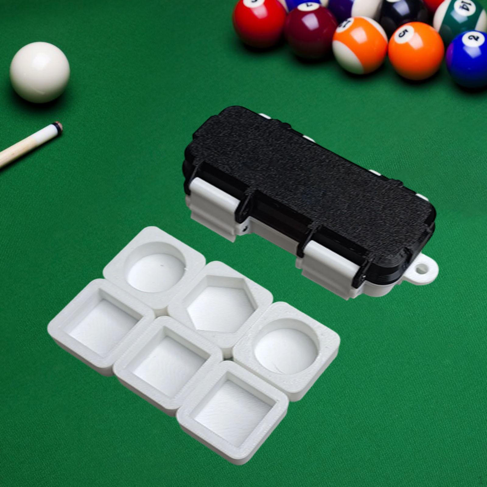 

Billiard Chalk Case, Storage Box, Holder for Practice чёрный