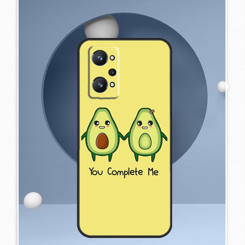 Funny Avocado Quotes For Realme C55 C33 C30 C21Y 10 Pro Plus GT Neo 5 3 3T Case For OnePlus 11 10 Pro Nord 2 2T