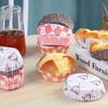 100Pcs Oil-proof Cake Cups Disposable Bread Paper Cups New Cupcake Liners  for Birthday Party Decor
